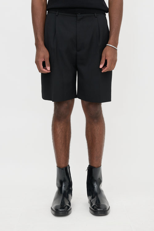 Acne Studios Wool Pleated Shorts