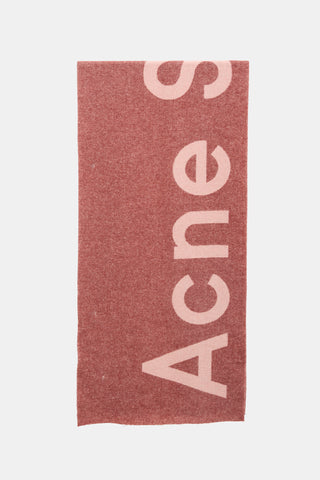 Acne Studios Wool Toronty Logo Scarf