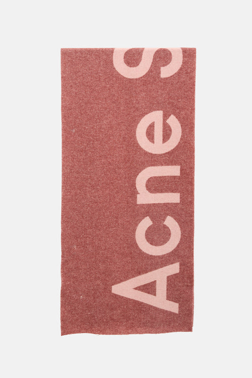 Acne Studios Wool Toronty Logo Scarf