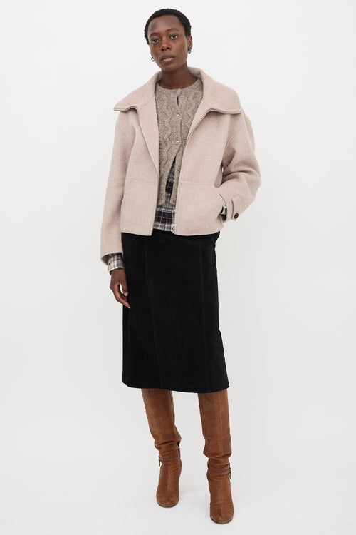 Acne Studios Wool & Cashmere Zip Jacket