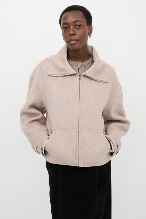 Acne Studios Wool & Cashmere Zip Jacket