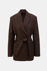 Acne Studios Wool & Mohair Belted Blazer