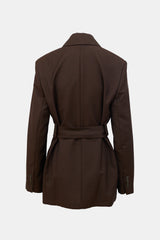 Acne Studios Wool & Mohair Belted Blazer