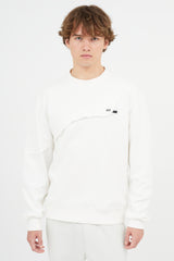 ADER Error White Paneled Sweatshirt
