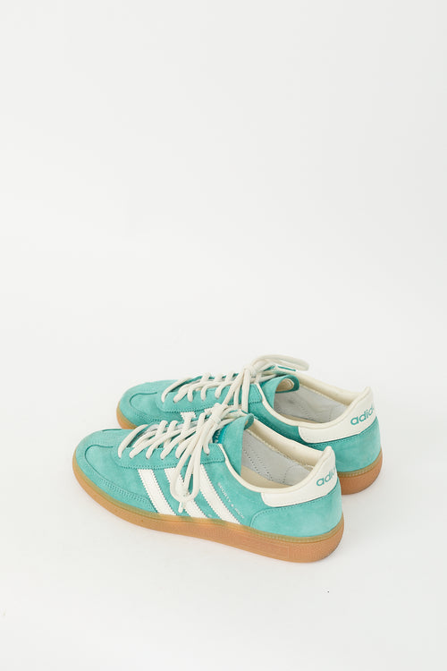 Sporty & Rich X Adidas Green Handball Spezial Suede Sneaker