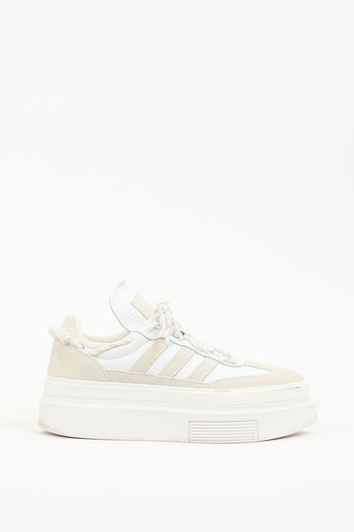 Adidas X Ivy Park White Leather Super Sleek 72 Sneaker