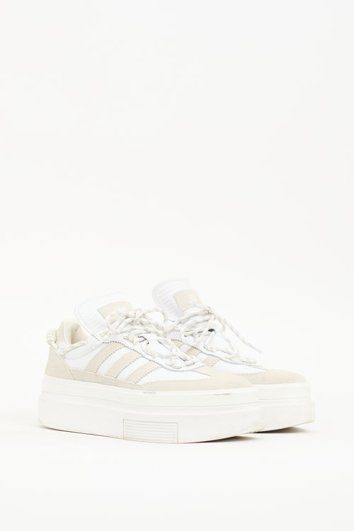 Adidas X Ivy Park White Leather Super Sleek 72 Sneaker