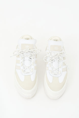 Adidas X Ivy Park White Leather Super Sleek 72 Sneaker