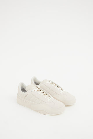 Y-3 Off-White Beige Suede Gazelle Low-Top Sneaker