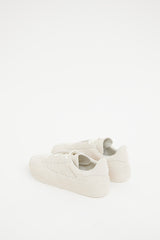 Y-5 Off-White Beige Suede Gazelle Low Top Sneaker