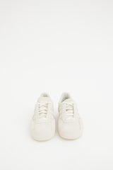 Y-4 Off-White Beige Suede Gazelle Low Top Sneaker