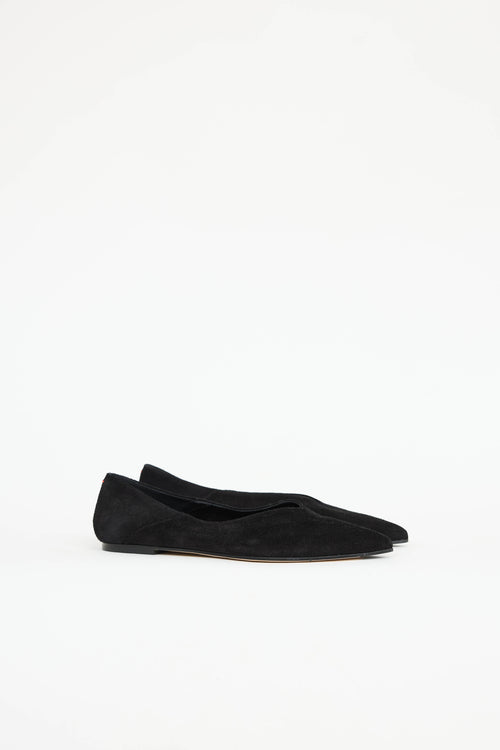 Aeydē Suede Pointed Toe  Flat