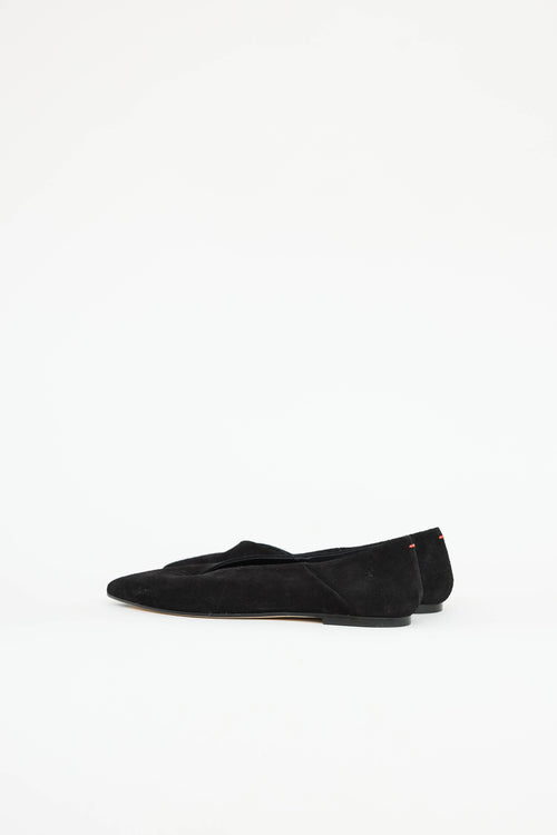 Aeydē Suede Pointed Toe  Flat