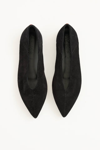 Aeydē Suede Pointed Toe  Flat