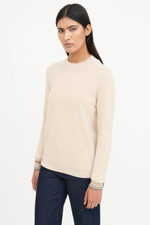 AgnonaCashmere Mockneck Sweater