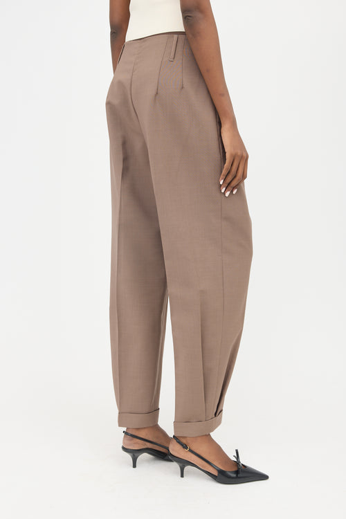 Agnona Wool & Mohair Tapered Trouser