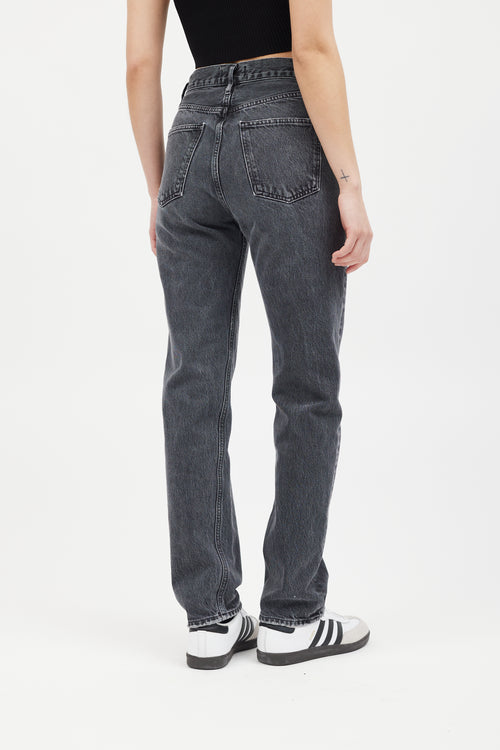 Agolde Washed Black 90s Pinch Jeans