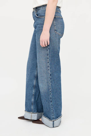 Agolde Medium Wash Dame Jeans