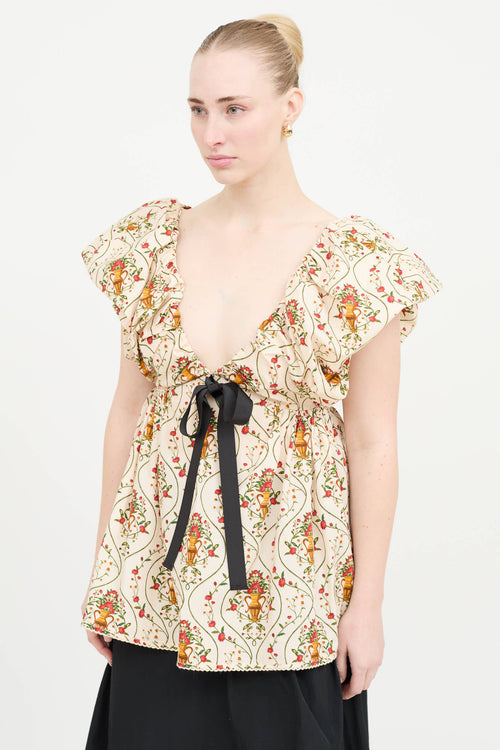 Aguabendita Floral Horizonte Dress