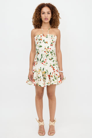 Agua by Agua Bendita Linen Arturio Mini Dress