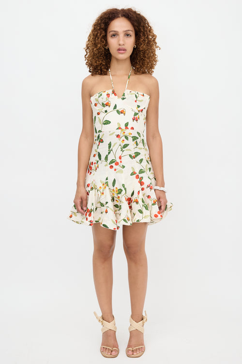 Agua by Agua Bendita Linen Arturio Mini Dress