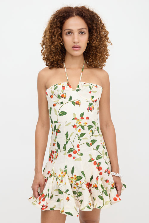 Agua by Agua Bendita Linen Arturio Mini Dress
