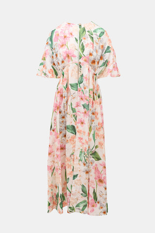 Agua by Agua Bendita Linen Gesto Jardinera Dress