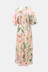 Agua by Agua Bendita Linen Gesto Jardinera Dress