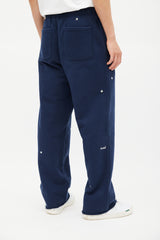 Aimé Leon Dore Navy & White Floral Sweatpants
