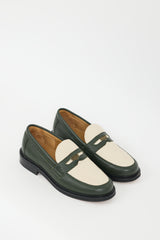 靴 Aime Leon Dore Penny Loafer AimeLeonDore-Green-Cream-