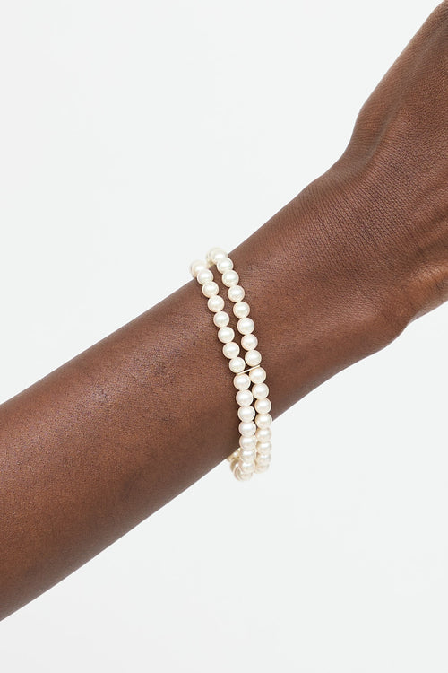 Fine Jewelry 14K Akoya Pearl Strand Bracelet