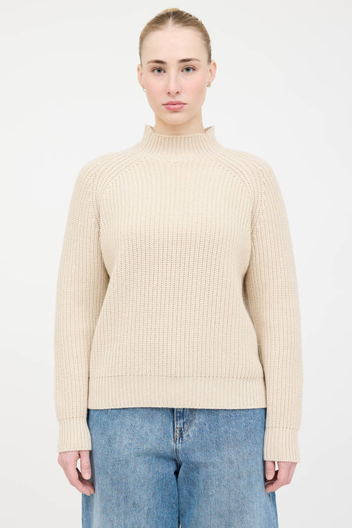Akris Cashmere Metallic Sweater