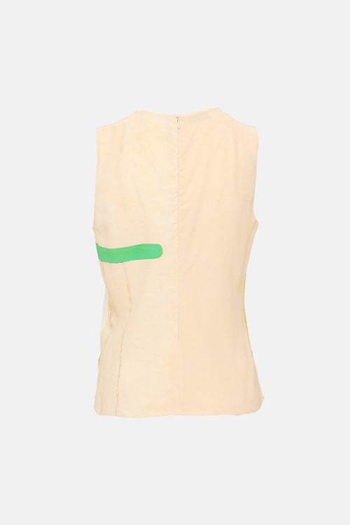 Akris Silk Colour Block Top