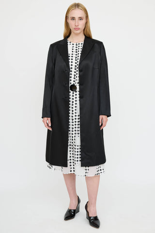 Akris Silk Double Breasted Blazer