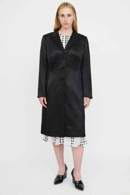 Akris Silk Double Breasted Blazer