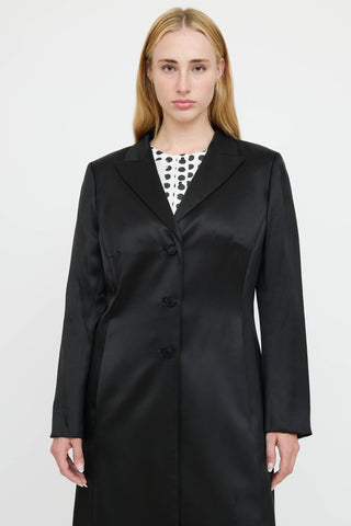 Akris Silk Double Breasted Blazer