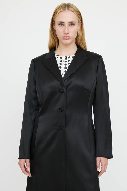 Akris Silk Double Breasted Blazer