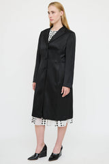 Akris Silk Double Breasted Blazer