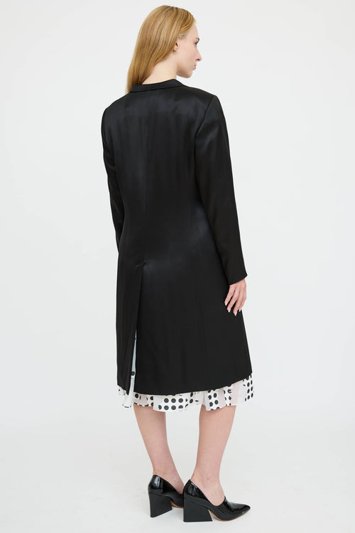 Akris Silk Double Breasted Blazer