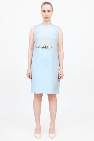 Akris Silk Photo Print Dress