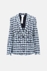 Akris Tweed Double Breasted Blazer