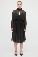 Akris Silk Pleated Dress