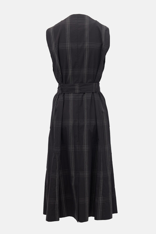 Akris Check Trench Set
