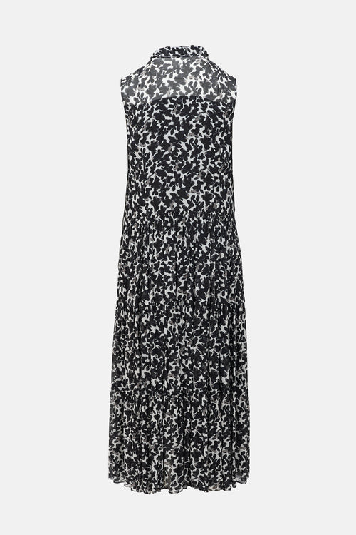 Akris Crepe Printed Dress