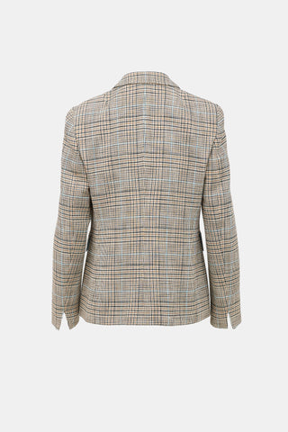 Akris Glen Plaid Blazer