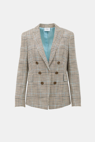 Akris Glen Plaid Blazer
