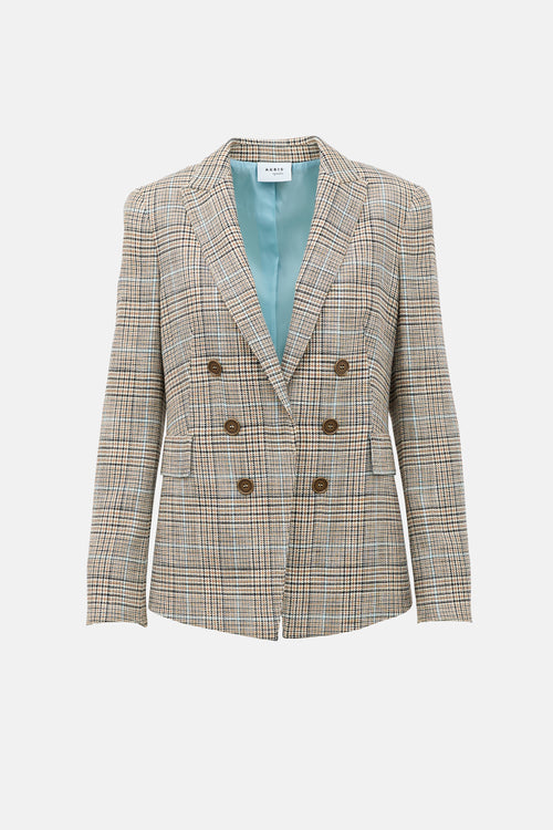Akris Glen Plaid Blazer