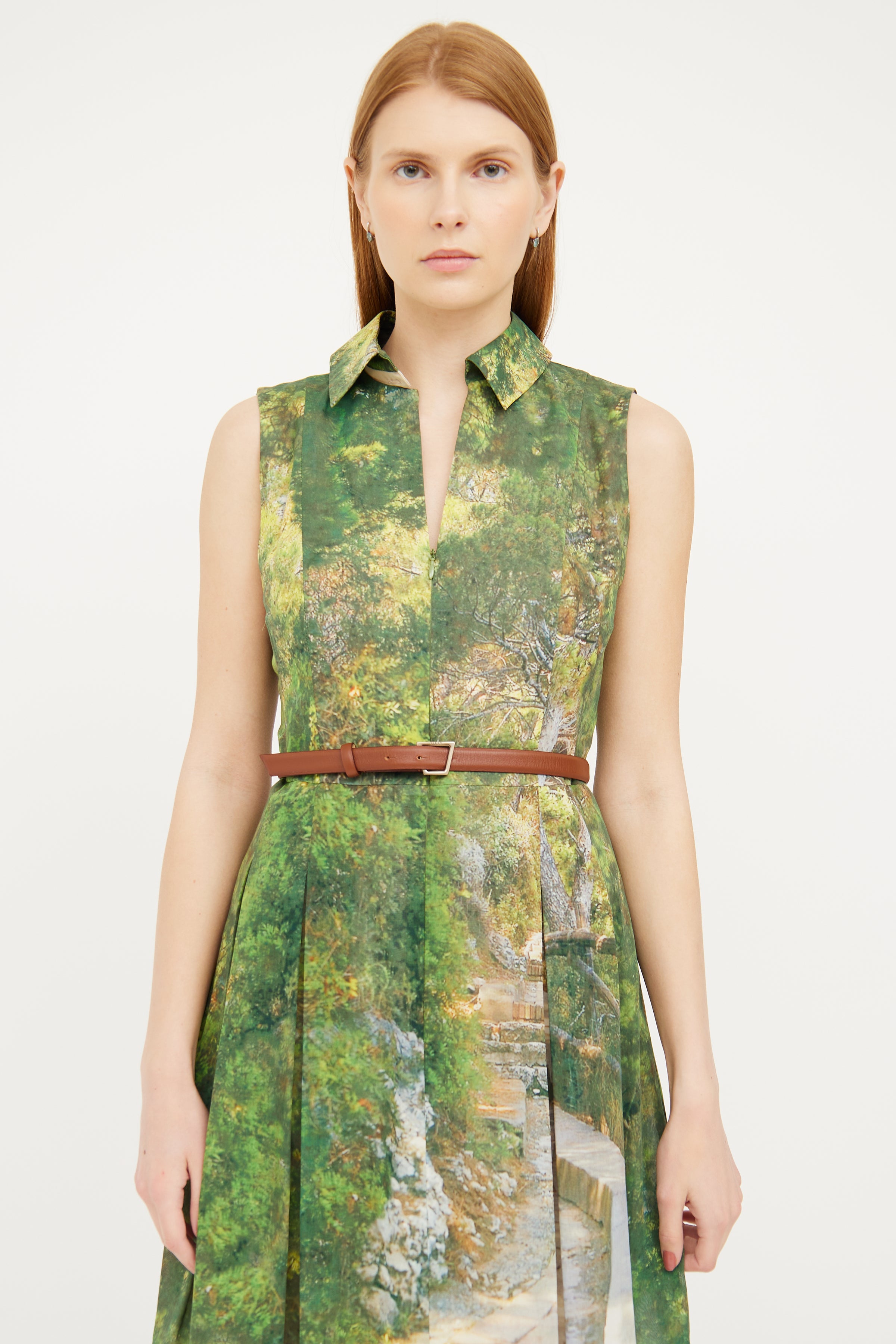 Akris // Pleated Short Dress VSP Consignment Akris // Pleated Short Dress VSP Consignment