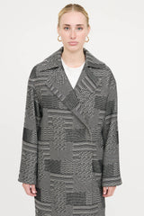 Akris Woven Striped Coat