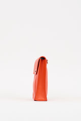 Akris Orange Leather Little Anouk Bag